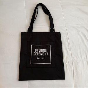 Opening Ceremony nyc logo tote bag